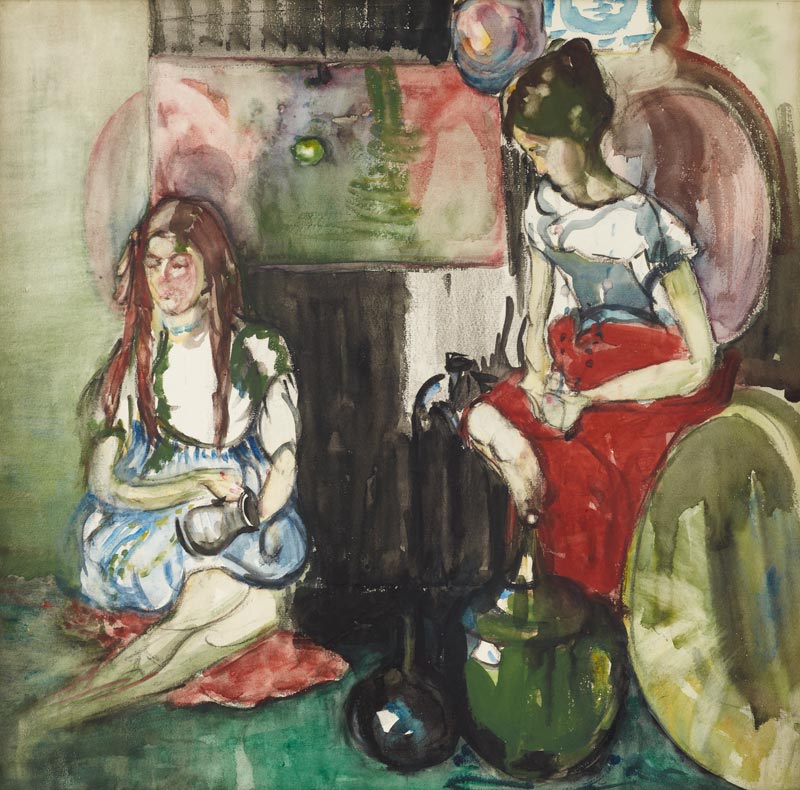 The Potters (1923) - Frances Hodgkins Tablo