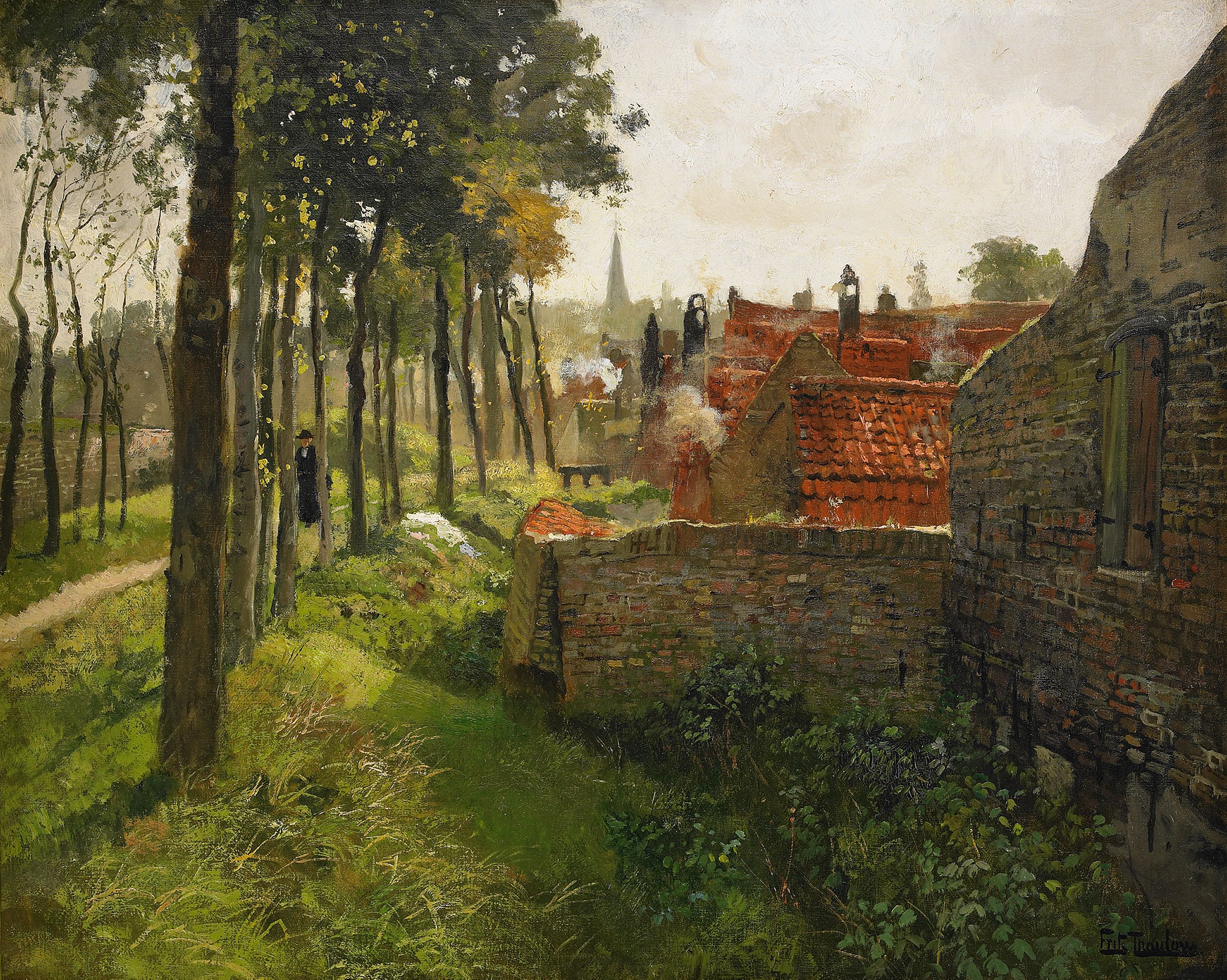 The Priest - Frits Thaulow Tablo