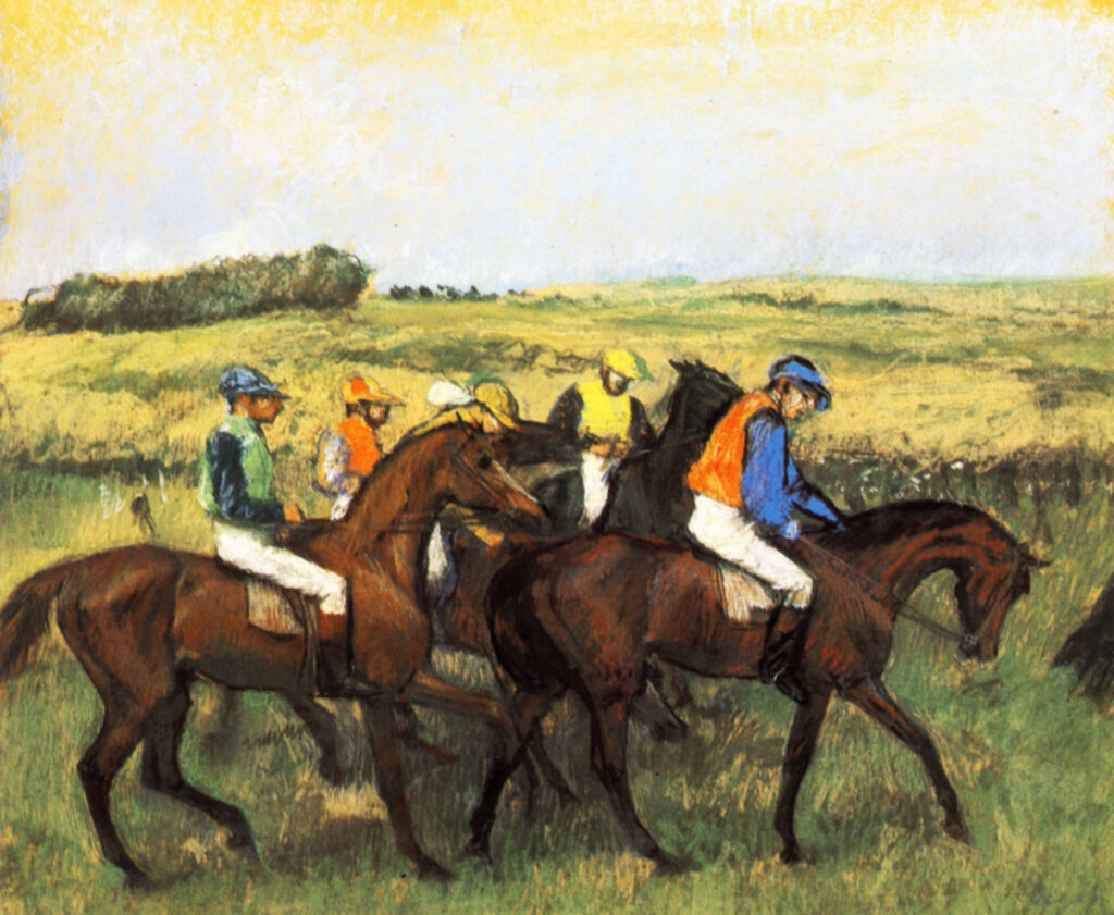 The Racecourse (1885) – Edgar Degas Tablo