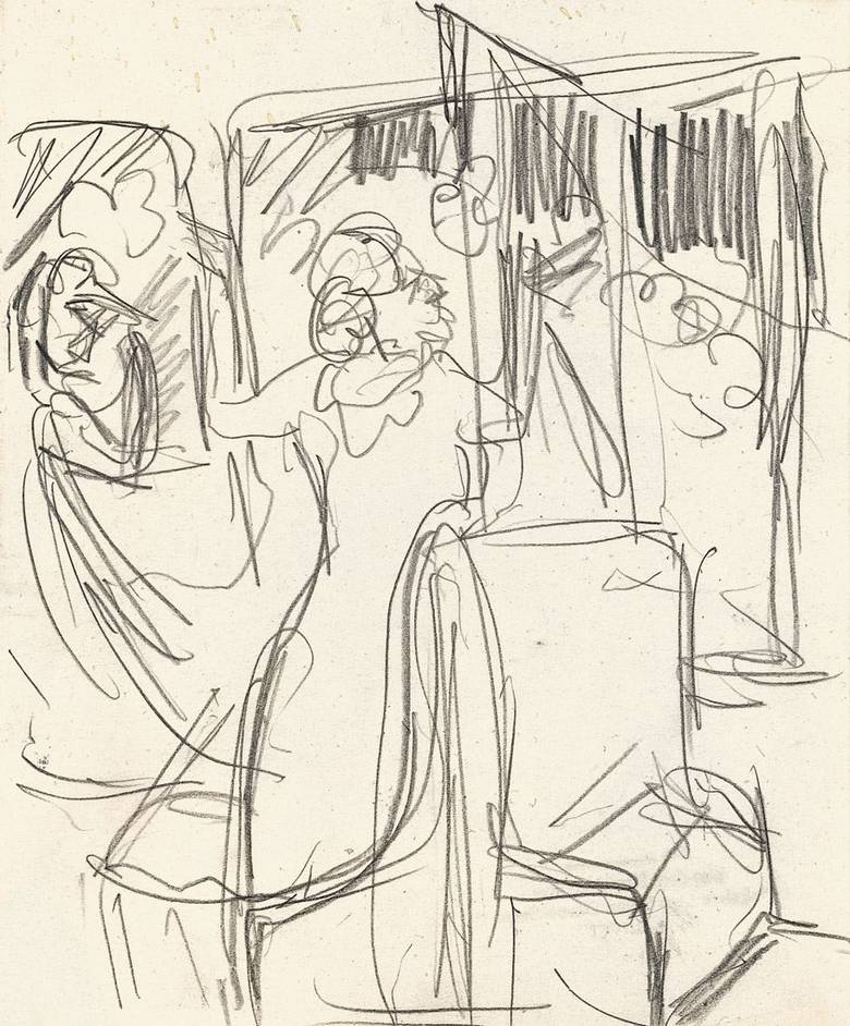 The Railway - Ernst Ludwig Kirchner Tablo