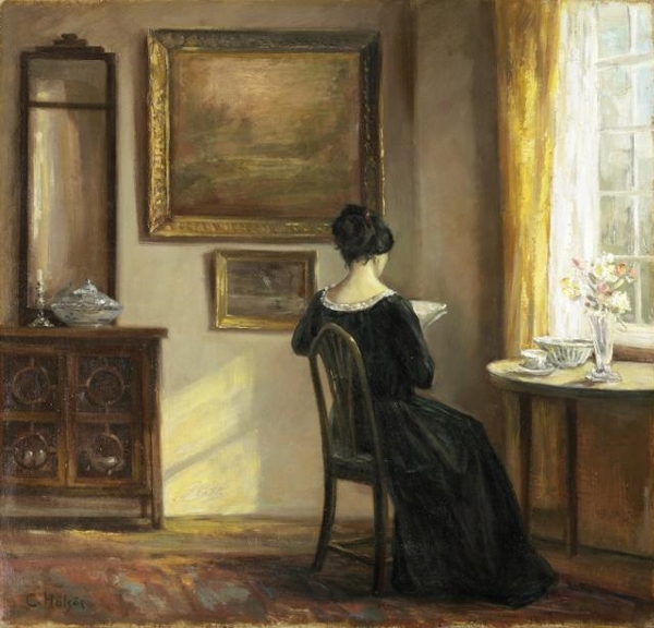 The Reader - Carl Holsøe Tablo