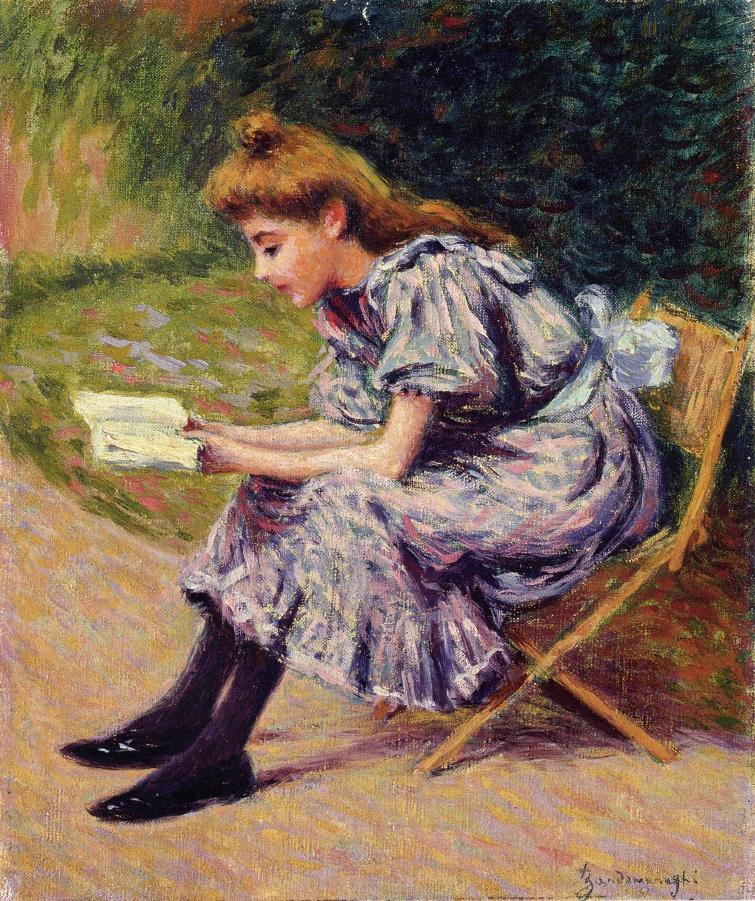 The Reader - Federico Zandomeneghi Tablo
