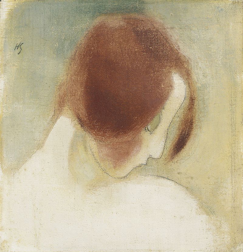 The Red Haired Girl II (1915) - Helene Schjerfbeck Tablo
