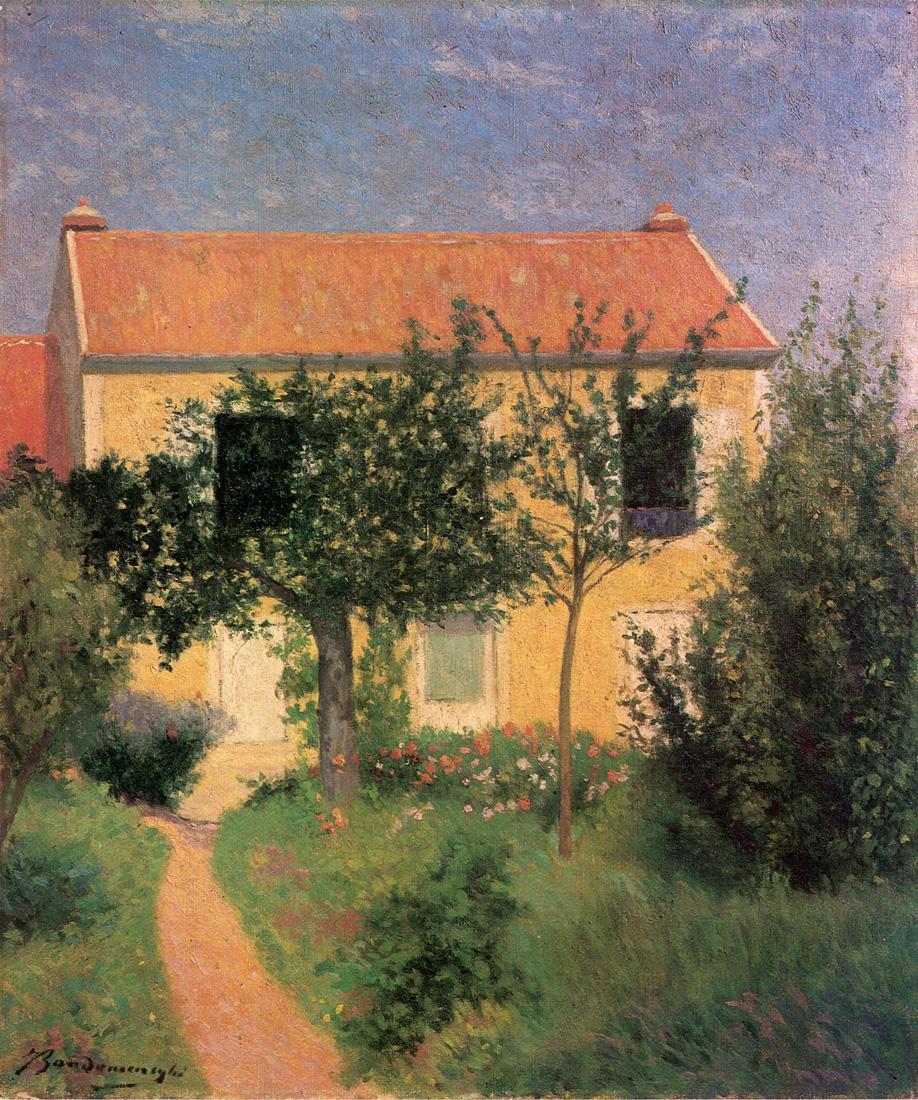 The Red Roof - Federico Zandomeneghi Tablo