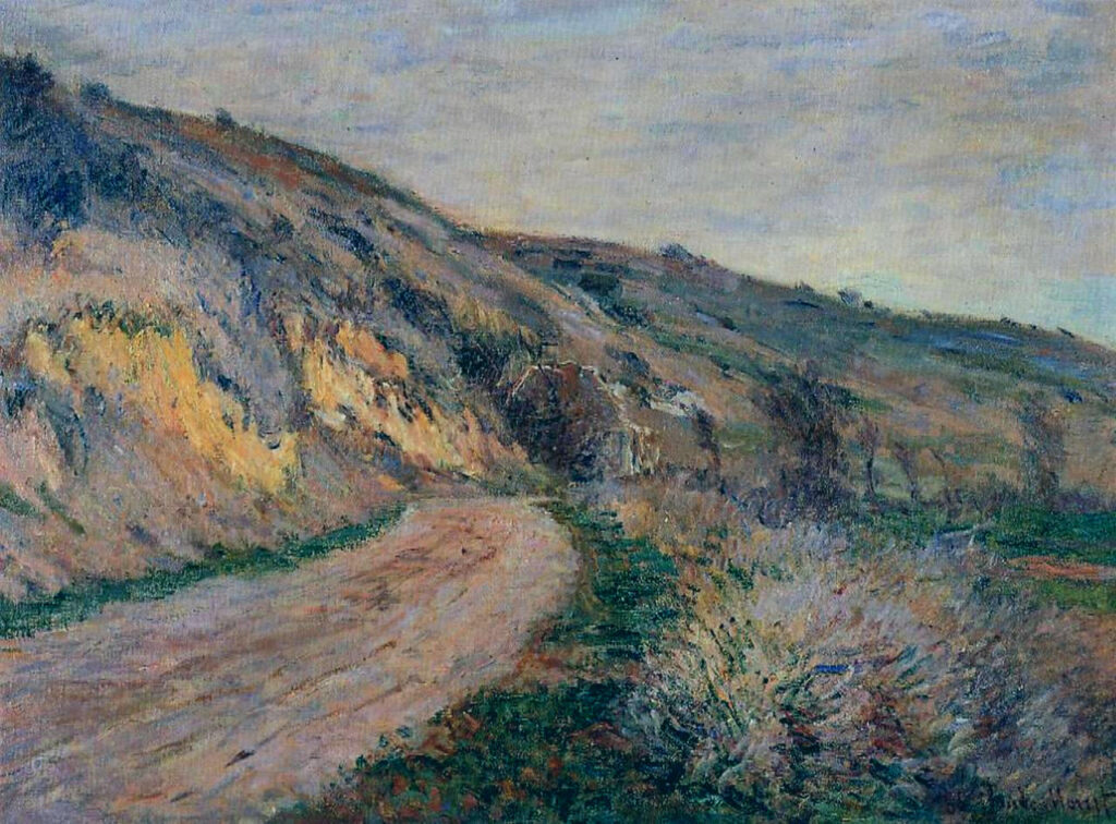 The Road to Giverny 2 (1885) - Claude Monet Tablo