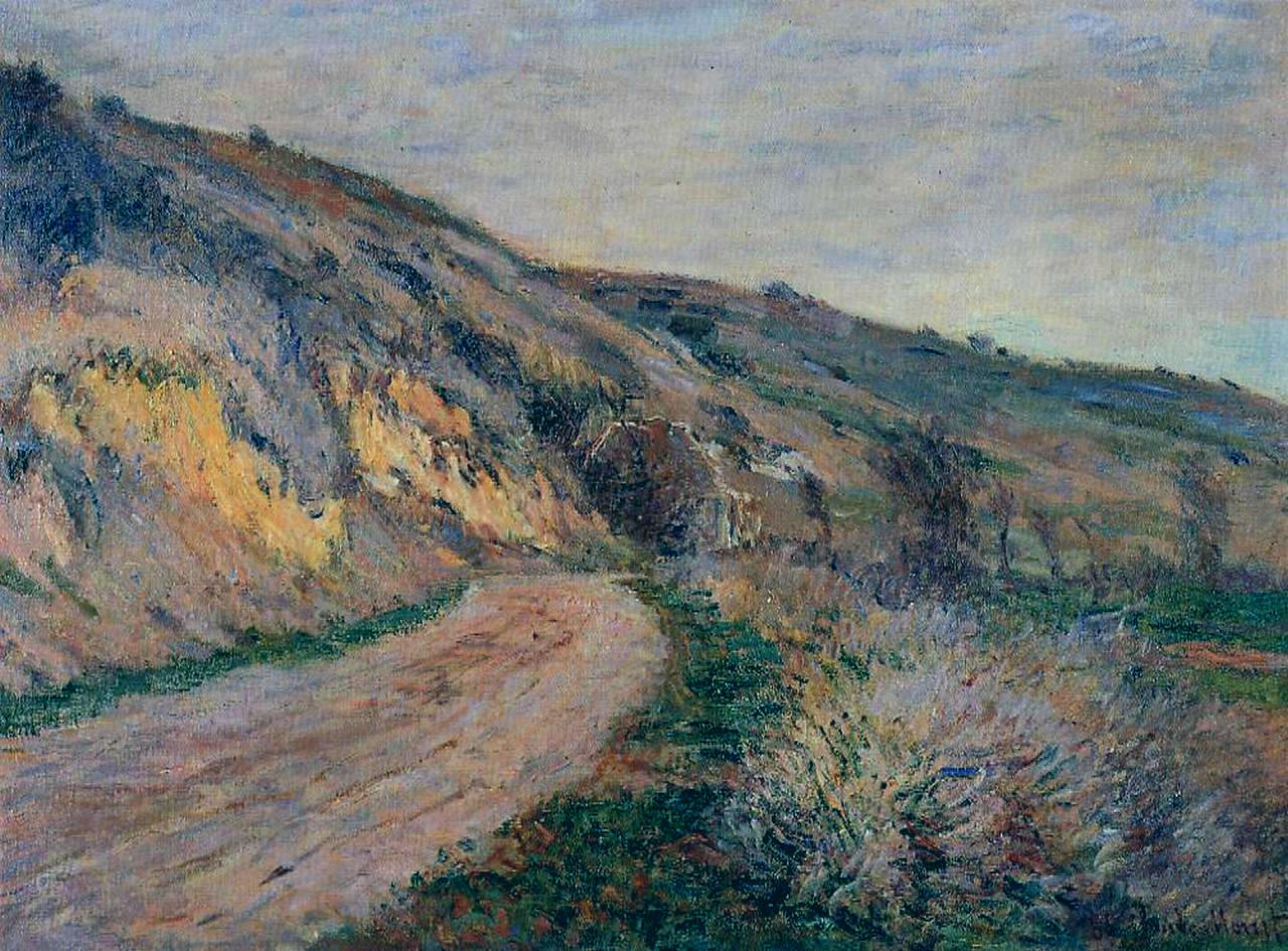 The Road to Giverny 2 (1885) - Claude Monet Tablo