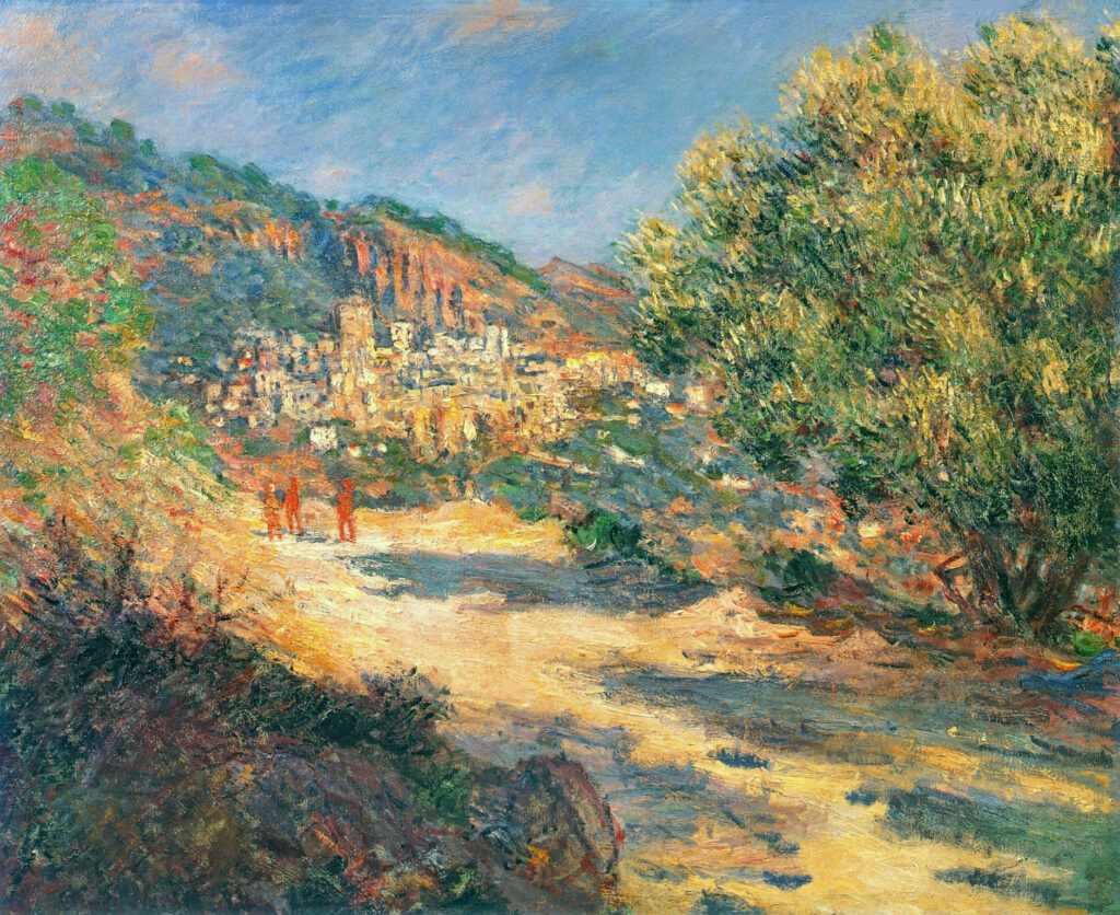 The Road to Monte Carlo (1883) - Claude Monet Tablo