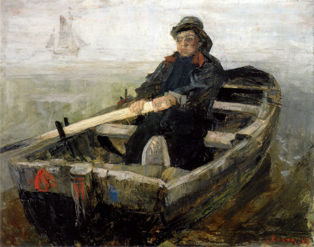 The Rower (1883) - James Ensor Tablo