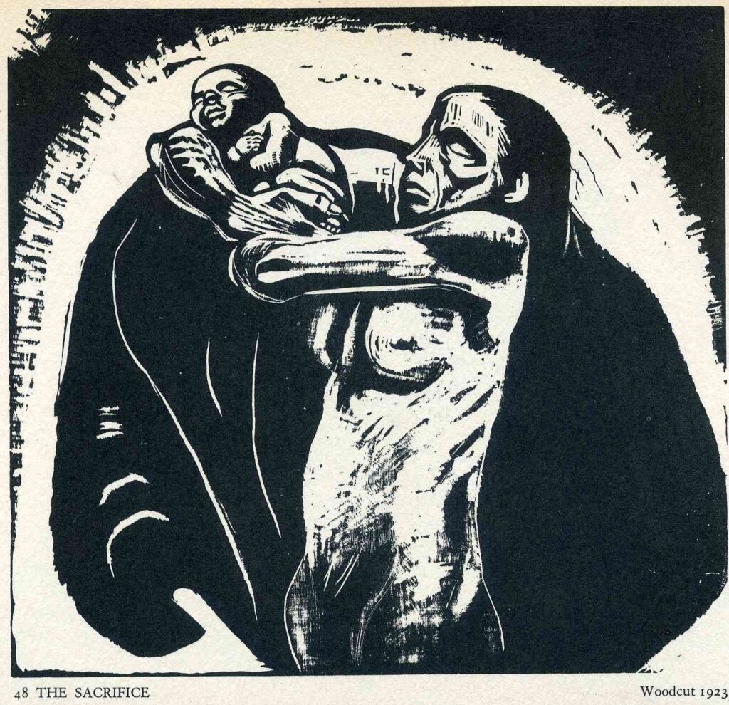 The Sacrifice (1922) - Käthe Kollwitz Tablo