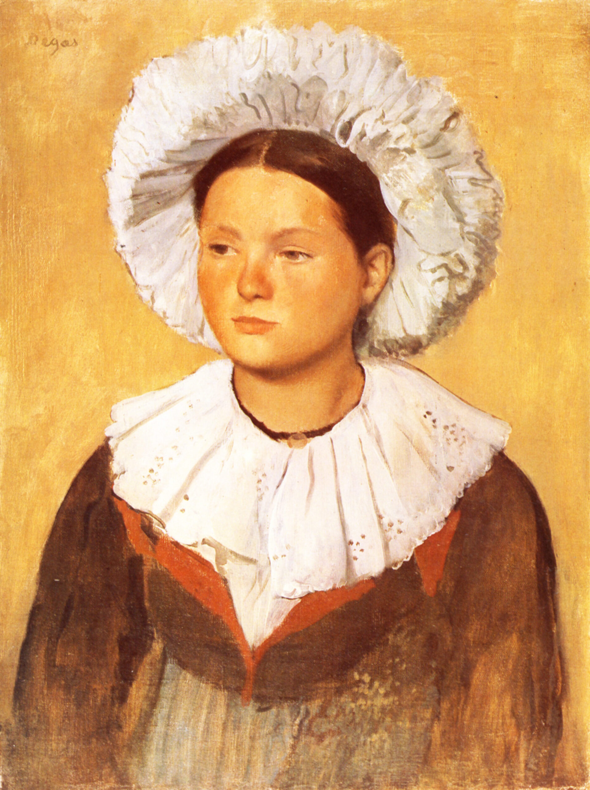 The Savoy Girl (1860) - Edgar Degas Tablo