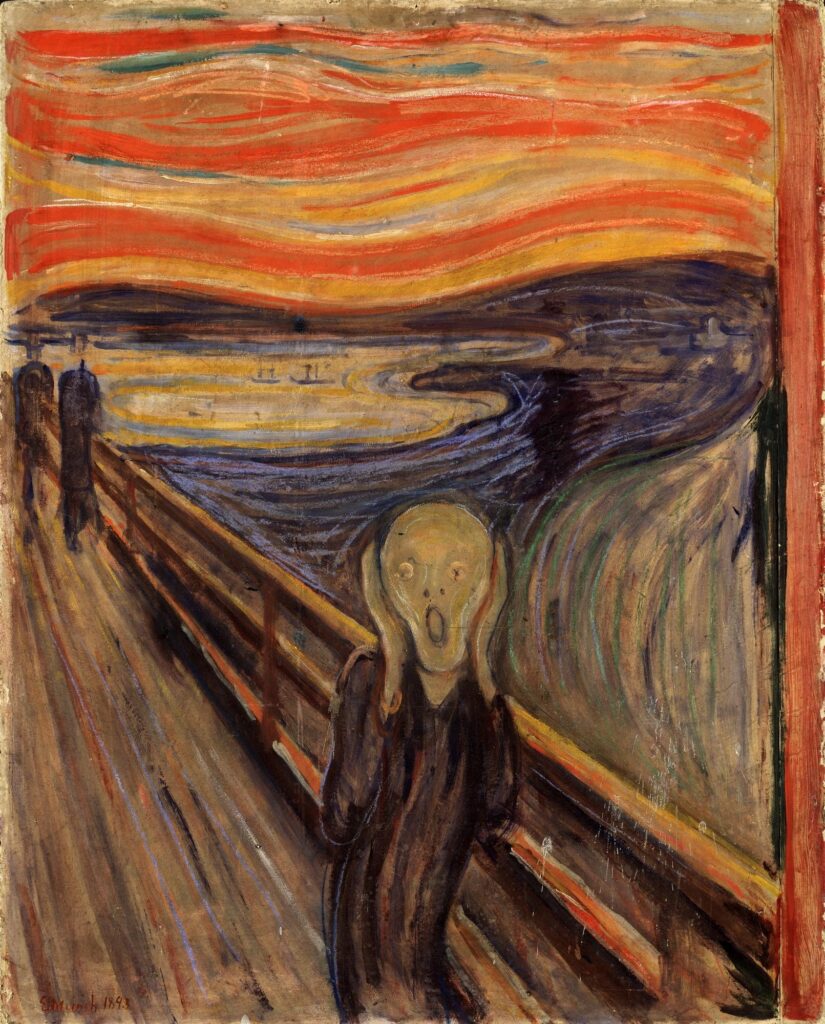 The Scream (1893) - Edvard Munch Tablo