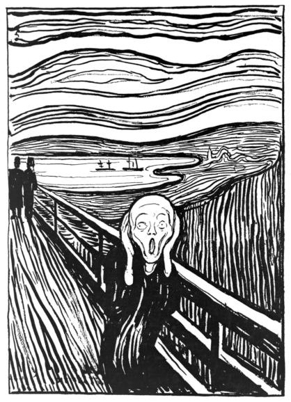 The Scream (1895) - Edvard Munch Tablo
