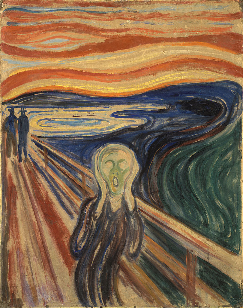 The Scream (1910) - Edvard Munch Tablo