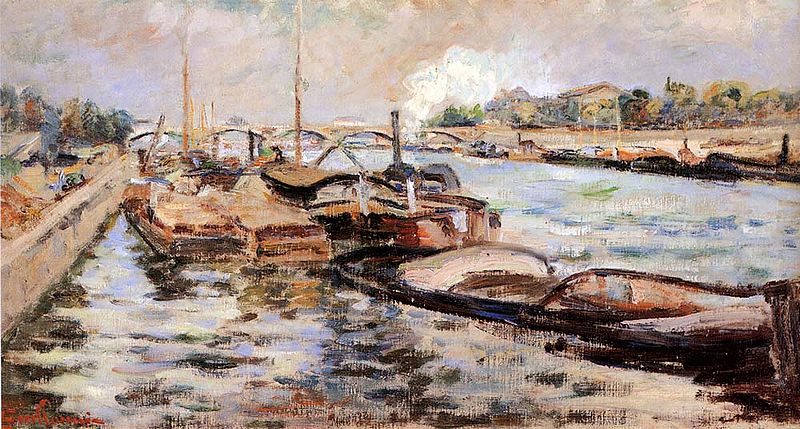 The Seine (1867) - Armand Guillaumin Tablo