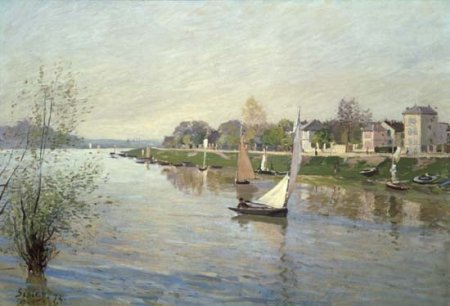 The Seine at Argenteuil (1872) - Alfred Sisley Tablo