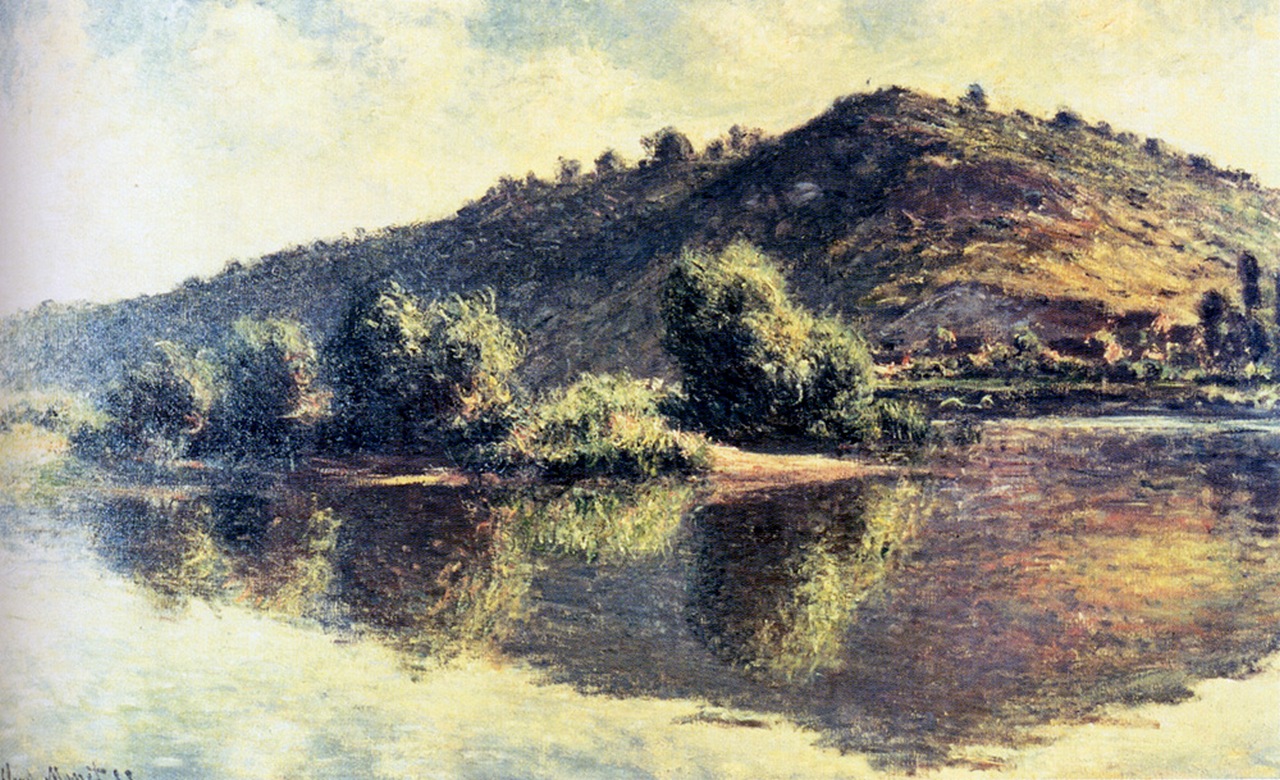 The Seine at Port Villez (1883) - Claude Monet Tablo