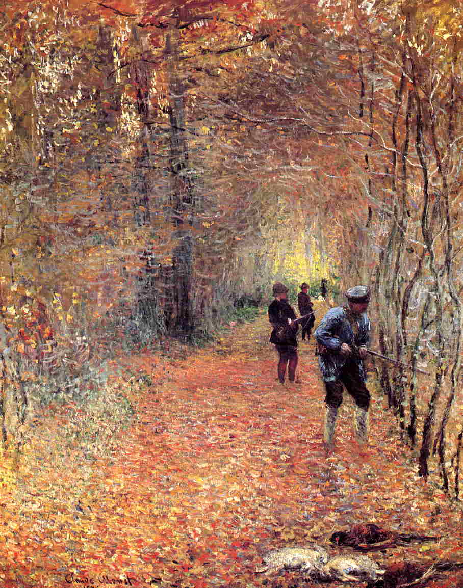The Shoot (1876) - Claude Monet Tablo