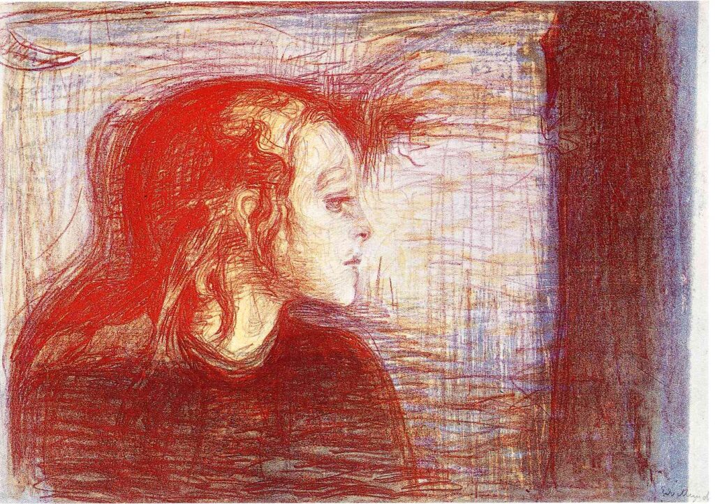 The Sick Child II (1896) - Edvard Munch Tablo