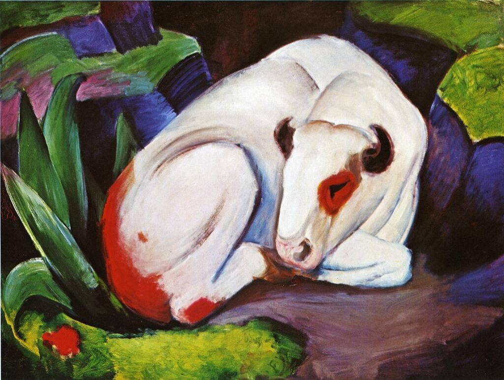 The Steer (The Bull) (1911) - Franz Marc Tablo