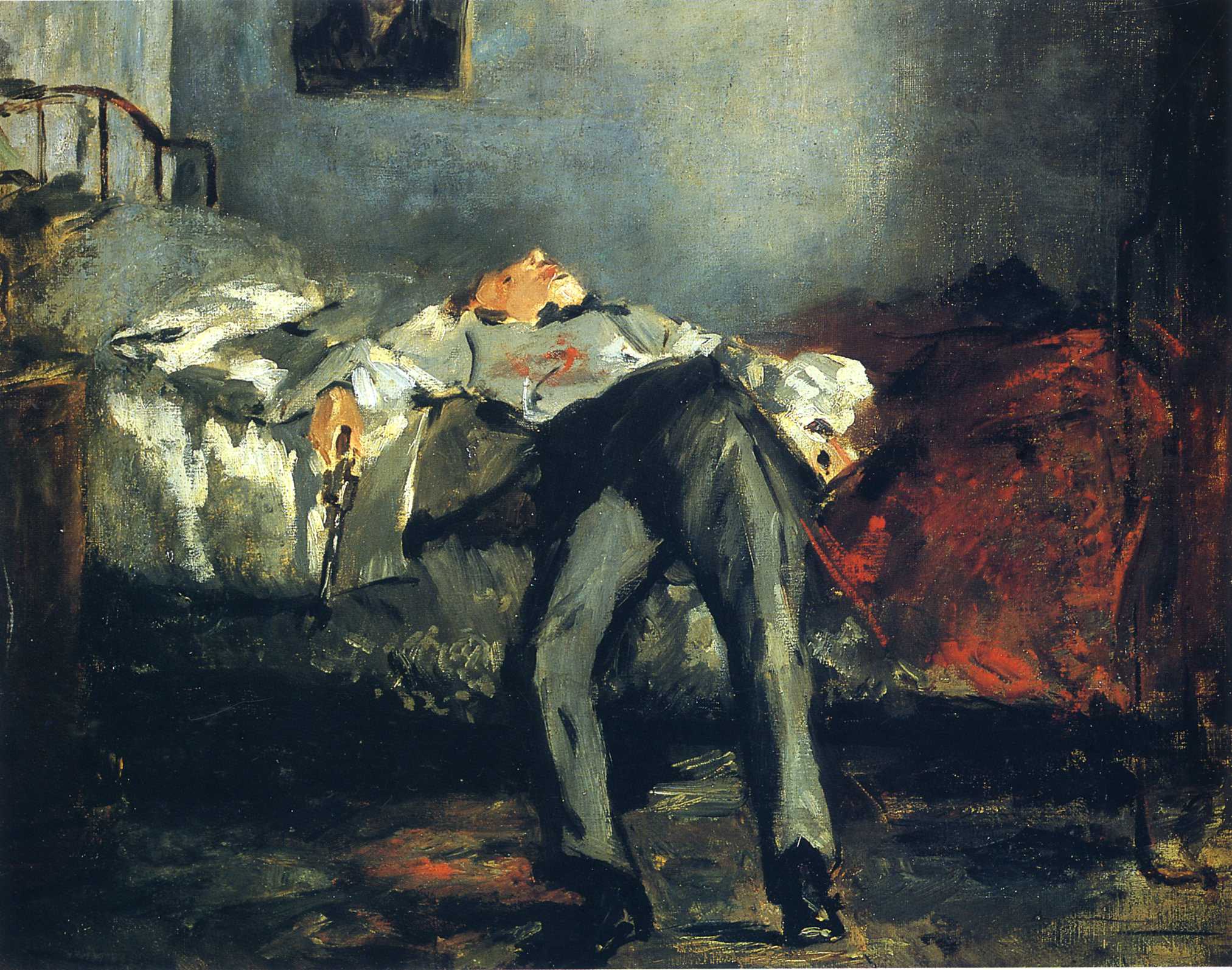 The Suicide (1880) - Edouard Manet Tablo
