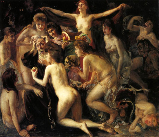 The Temptation of Saint Anthony (1897) - Lovis Corinth Tablo