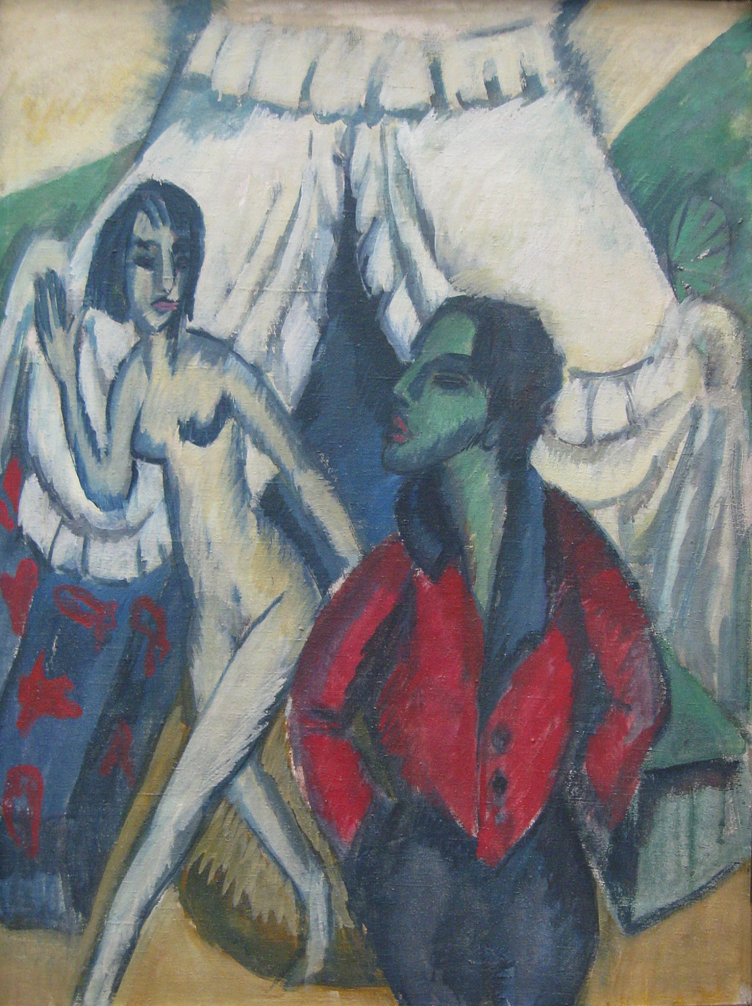 The Tent (1914) - Ernst Ludwig Kirchner Tablo