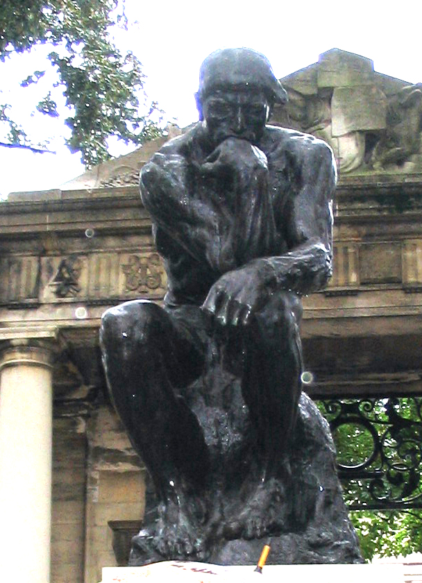 The Thinker (1902) - Auguste Rodin Tablo