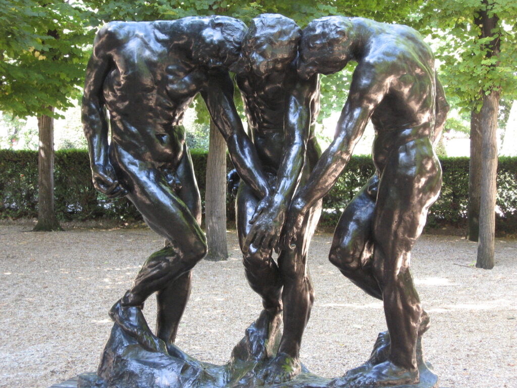 The Three Shades (1886) - Auguste Rodin Tablo