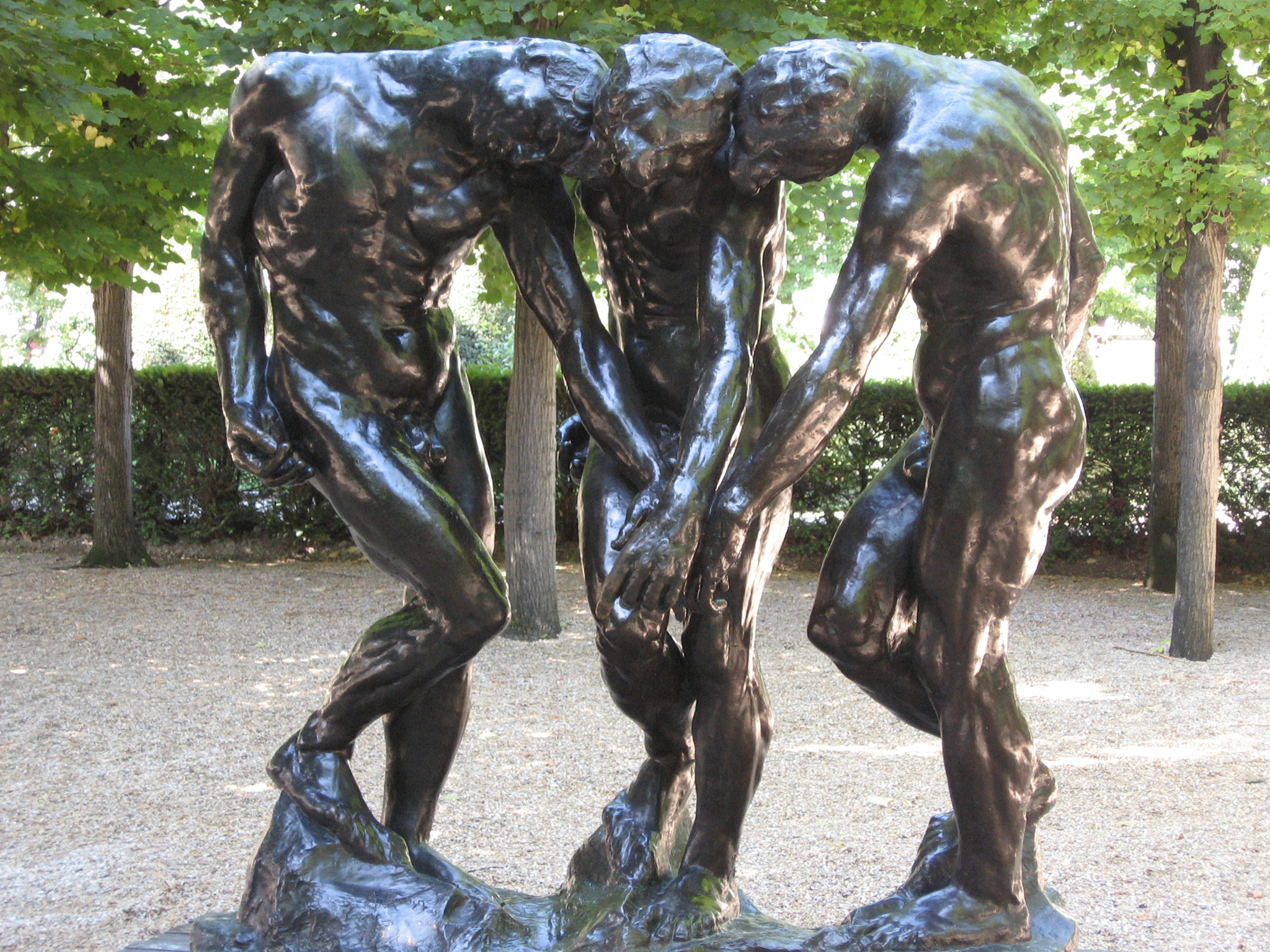 The Three Shades (1886) - Auguste Rodin Tablo