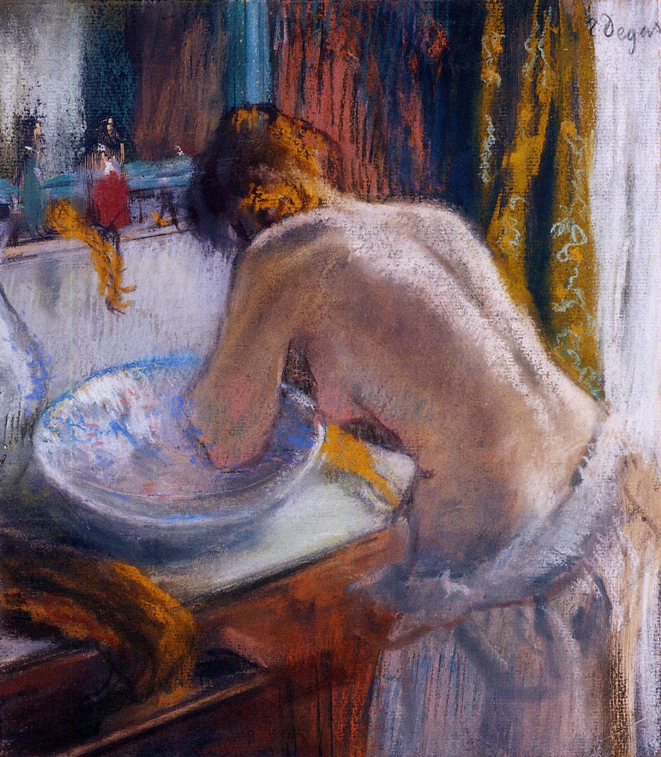 The Toilette (1884) - Edgar Degas Tablo
