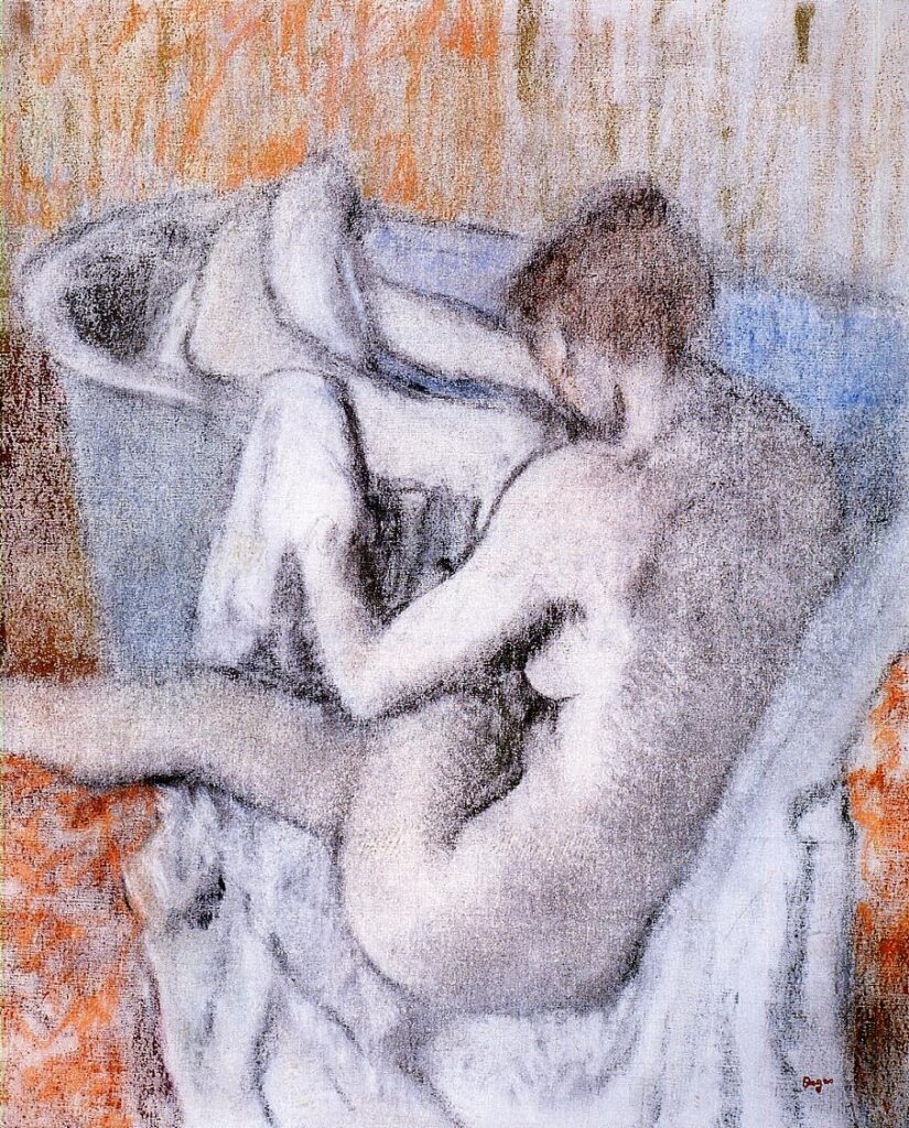 The Toilette after the Bath (1886) - Edgar Degas Tablo