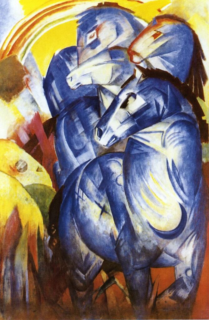 The Tower of Blue Horses (1913) - Franz Marc Tablo