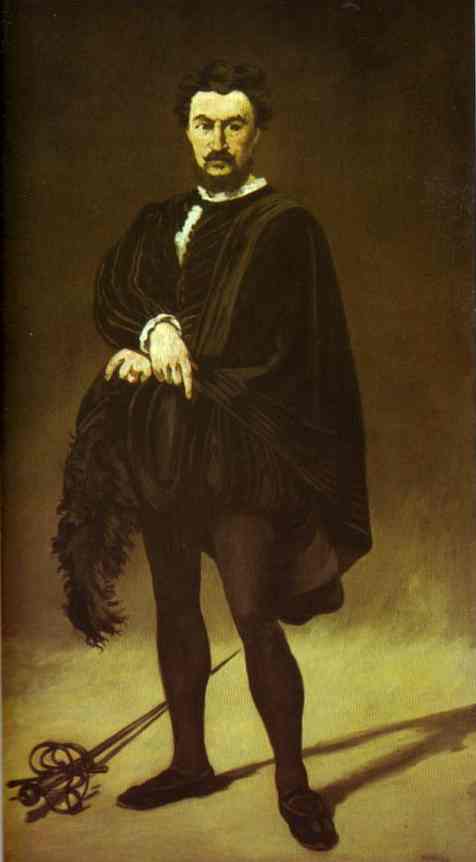 The Tragedian Actor (1866) - Edouard Manet Tablo