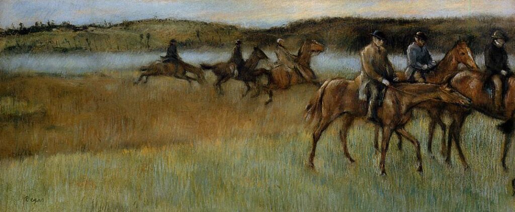 The Trainers (1892) – Edgar Degas Tablo