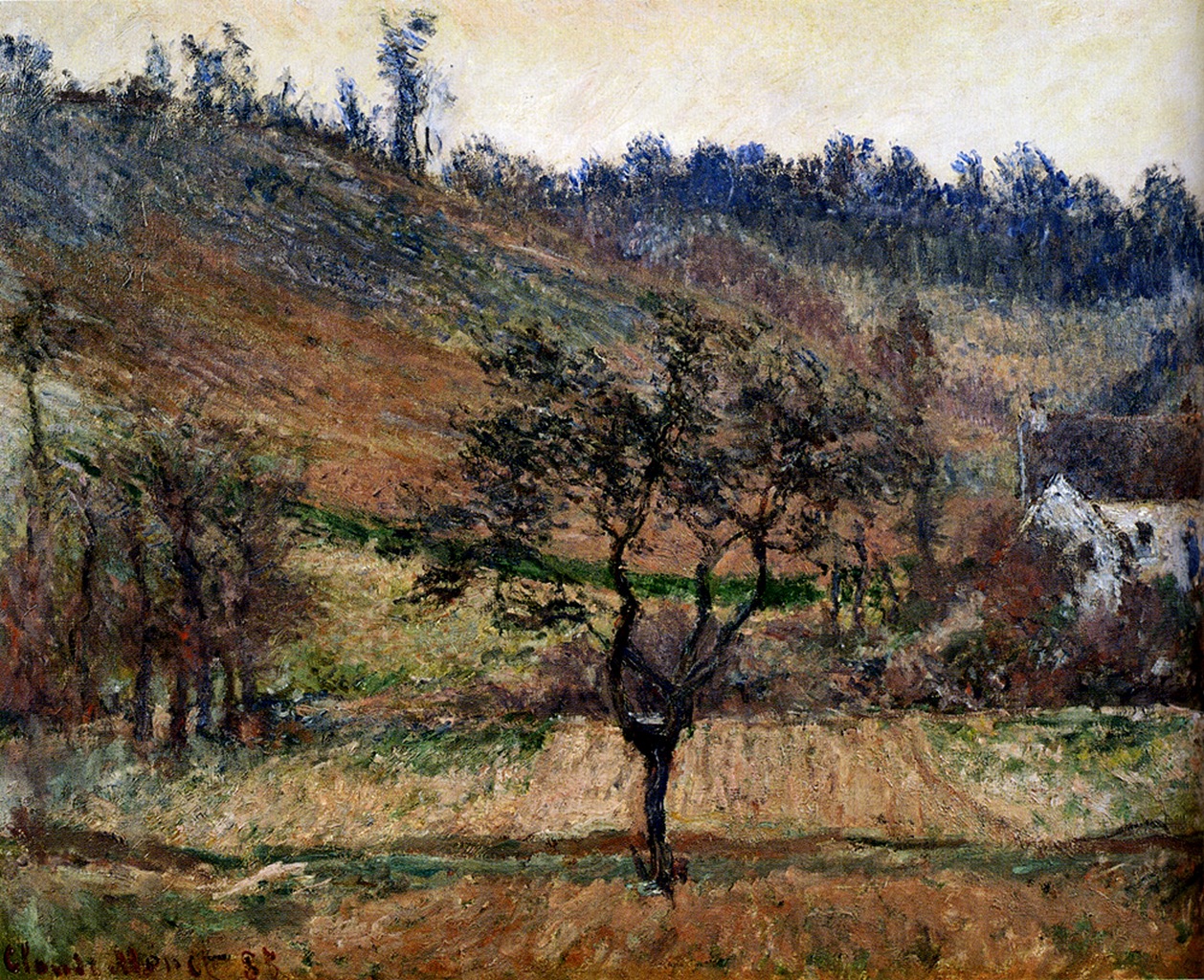 The Valley Of Falaise (1883) - Claude Monet Tablo