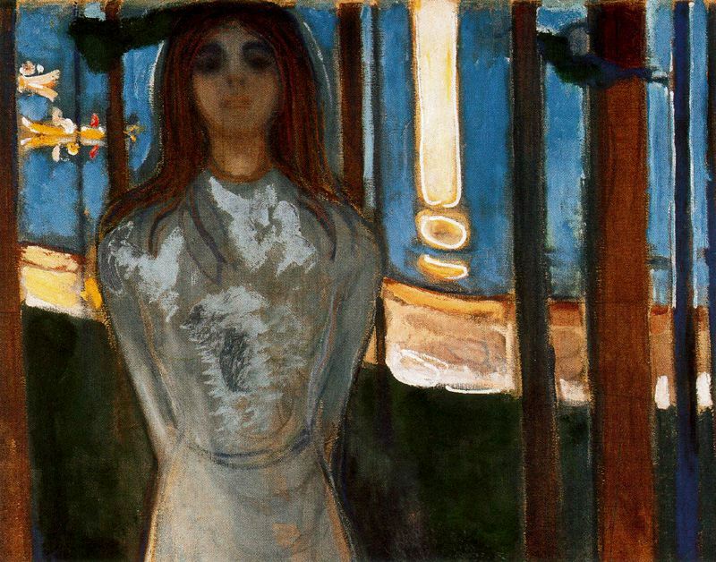 The Voice Summer night (1896) - Edvard Munch Tablo