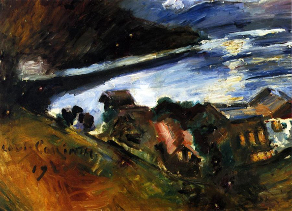 The Walchensee in the Moonlight (1920) - Lovis Corinth Tablo