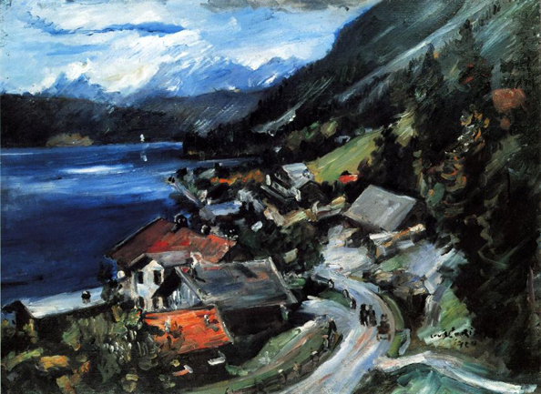 The Walchensee, Serpentine (1920) - Lovis Corinth Tablo