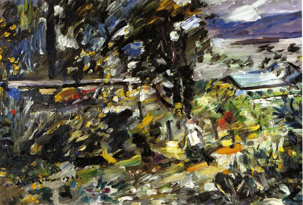 The Walchensee, Silberweg (1923) - Lovis Corinth Tablo