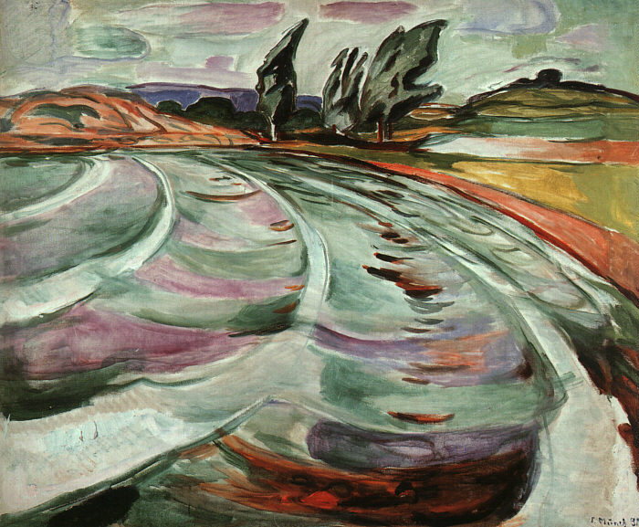 The Wave (1921) - Edvard Munch Tablo