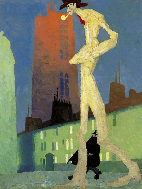 The White Man (1907) - Lyonel Feininger Tablo