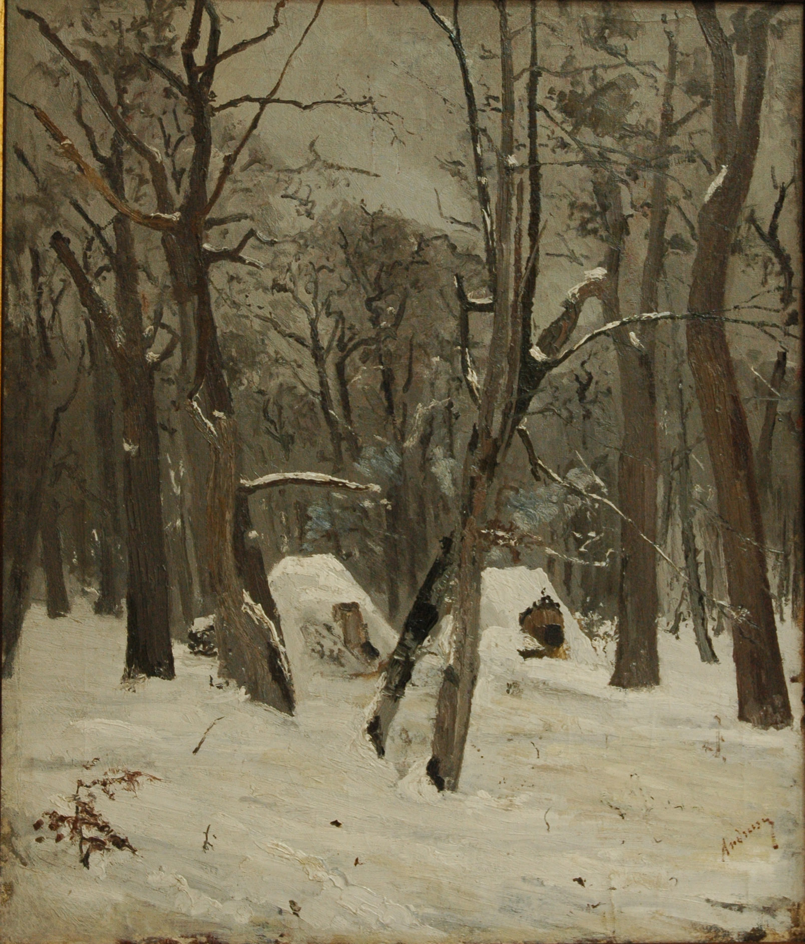 The Winter - Ion Andreescu Tablo