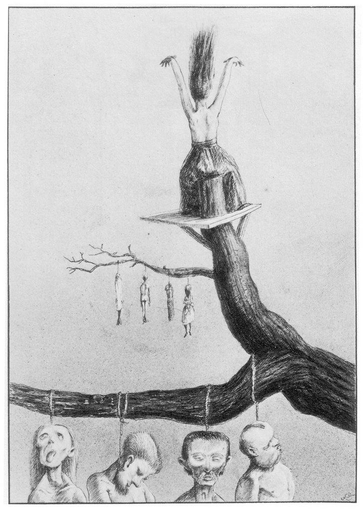 The Witch (1900) - Alfred Kubin Tablo