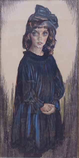 The daughter of Sormani (1917) - Jan Sluyters Tablo