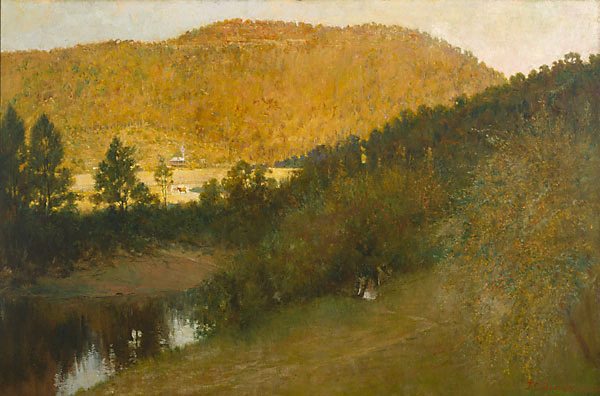 The everlasting hills (1904) - Julian Ashton Tablo