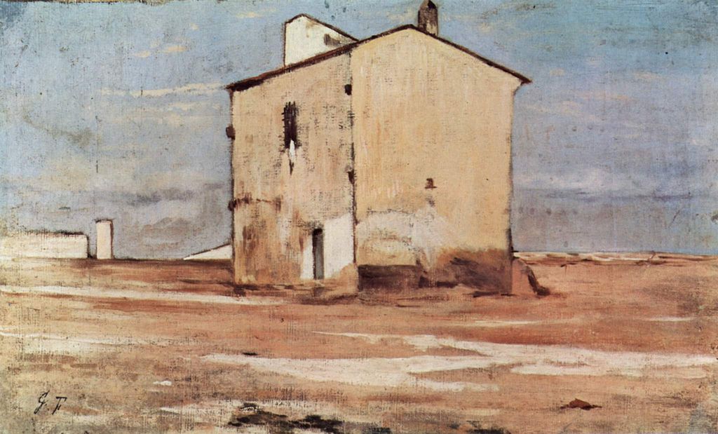 The flaying in Livorno (1865) - Giovanni Fattori Tablo