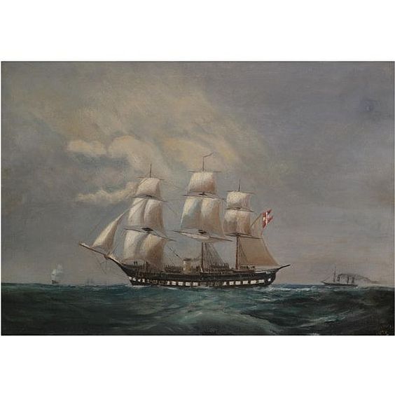 The frigate Sjelland - Ioannis Altamouras Tablo