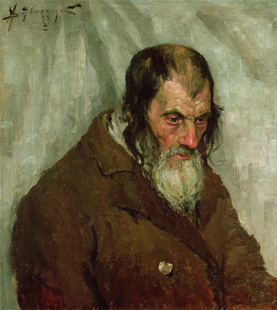 The old Jew (1893) - Alexej von Jawlensky Tablo