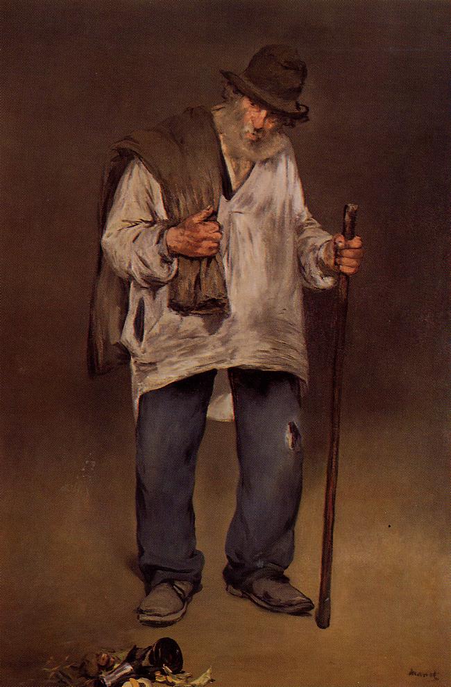 The ragpicker (1869) - Edouard Manet Tablo