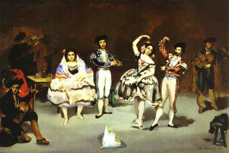 The spanish ballet (1862) - Edouard Manet Tablo